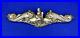 RARE WWII U. S. Navy Submarine Service Badge 1/20 10k Gold & Sterling PB Dolphin