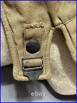 RARE WWII U. S. Sherman tanker tank helmet CVC Liner Tan khaki brown