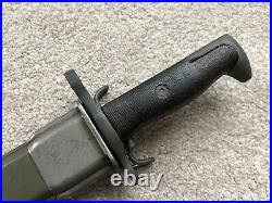 RARE WWII US ARMY M1905 Springfield M1 Garand Bayonet WT 1942 Wilde Tool 10 UC
