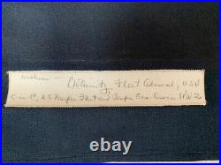 RARE WWII US Fleet Admiral's Flag with Chester Nimitz Signature