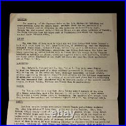 RARE! WWII USS Colorado May 13th 1945 Battle of Okinawa Attacks Battle Report
