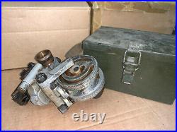 RARE WWII Vickers Machine Gun MKII dial sight & original box with carry strap