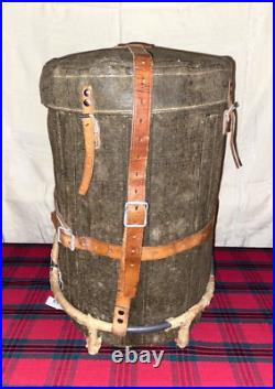 REDUCED! Rare 1940's WWII Swedish Army Hot Food Carrier Backpack/Stool Unused