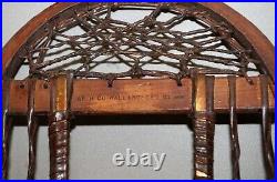 Rare 1942 US Army WWII Bear Paw snow shoe 13 x 28 AF H Co collectible winter
