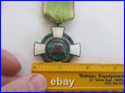 Rare 1942 WWII WW2 Order of the Holy Crown Hungarian Austro-Hungary War Medal