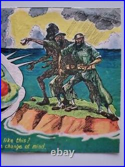 Rare 1942 Wwii Propaganda Leaflet Japanese Allied Troops Ww2 U. S. War New Guinea