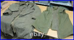 Rare 1954 De Valk Amsterdam Military Heavy Jeep Trench Coat WithLiner Canvas 2