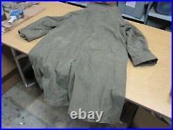 Rare 1954 De Valk Amsterdam Military Heavy Jeep Trench Coat WithLiner Canvas 2