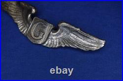 Rare Authentic WWII A. E. Co. STERLING G Glider Pilot Wing U. S. Army Air Forces