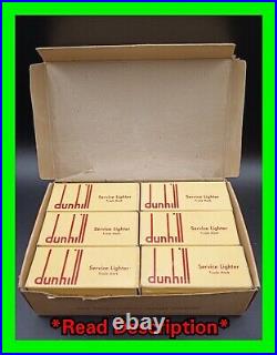 Rare Complete Box Of 12 Vintage Dunhill WWII Service Lighters In Original Boxes