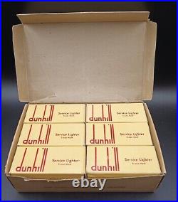 Rare Complete Box Of 12 Vintage Dunhill WWII Service Lighters In Original Boxes