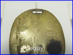 Rare Dog Tag! Ww2 Japanese Army Field Modified Brass ID Japan Medal Wwii Cap
