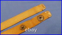 Rare Early Wwii Us Khaki C-tip M1 Carbine Sling & Blued Ir Marked Oiler