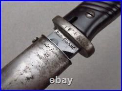 Rare German 1937 Elite Diamant WWII Mauser K98 bayonet k 98 k98k