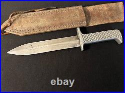 Rare-ID'd-Theater Knife -USNR -US WW2 Fighting -WWII -New Zealand Made