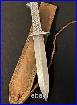Rare-ID'd-Theater Knife -USNR -US WW2 Fighting -WWII -New Zealand Made