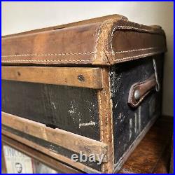 Rare Japanese Ww2 Officers Trunk Imperial Soldier Bring Back Field Gear Trunk