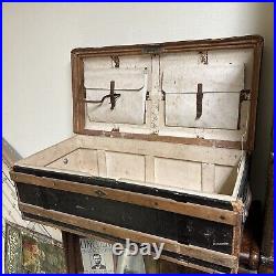 Rare Japanese Ww2 Officers Trunk Imperial Soldier Bring Back Field Gear Trunk