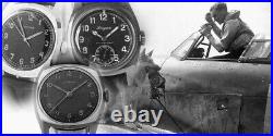 Rare Lemania Majetek Watch Issued Wwii Military Czech Pilot Spravy Cal 3050