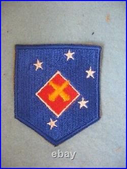 Rare New Old Stock WWII USMC 1st MAC Artillery gold cannons shoulder patch