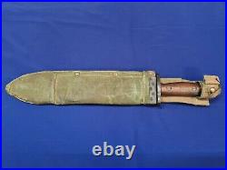 Rare Original 1944 Mk 1 Ww2 Australian Machette Bayonet & Scabbard