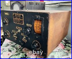 Rare Original Us Navy Hf Receiver Radio Dae-2 Crm-46238 Wwii Vintage New York Rd