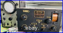 Rare Original Us Navy Hf Receiver Radio Dae-2 Crm-46238 Wwii Vintage New York Rd