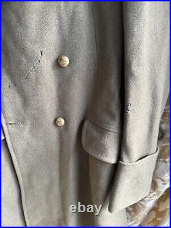 Rare Original WW2 British Army Officers Greatcoat Royal Artillery 38 Chest