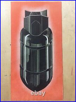 Rare Original WW2 Propaganda Leaflet No. 2013 Japanese Surrender Color Bomb