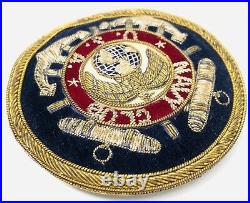 Rare Original WWII Era US Navy Club NCUSA Bullion Patch Badge 40s M23