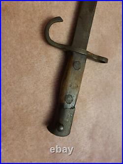 Rare Original WWII WW2 Japanese Arisaka Bayonet #2