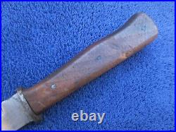 Rare Original Ww2 German Military Trench Knife Dagger And Scabbard