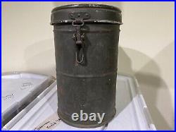 Rare Original Wwii German Mountaineer Water & Food Thermos Container