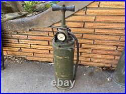 Rare Original Wwii Us Army Hand Pump Halftrack, Tank, Jeep Water Extinguisher