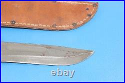 Rare Parkerized Blade WWII RH PAL 36 Fighting Utility Knife + Sheath