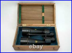 Rare Royal Australian Navy WW2 Ross 10 x 70 Captains Sight Binoculars in Box RAN