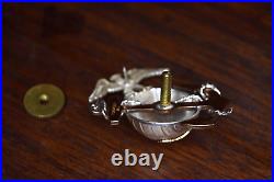 Rare Vanguard Wwii 10k Gold/sterling U. S. Marine Corps Officer's Ega Cover Size