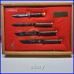 Rare Very Limited Camillus WW II Armed Services Commemorative Knife Set