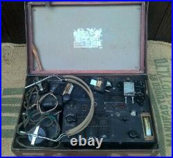 Rare Vintage Marconi Type A Mk111 A3 Suitcase Spy Radio Clandestine SOE WW2