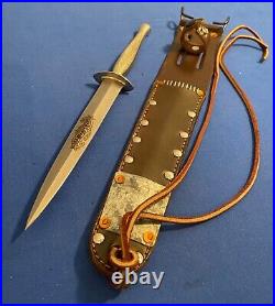 Rare! Vintage Repo Wwii Marine Corps Raider Stiletto Knife