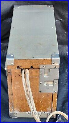 Rare Vintage WWII Japanese Army Trench Type 92 Portable Field Phone Radio