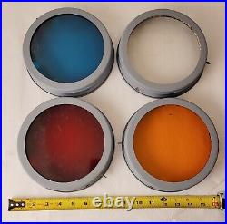 Rare Vintage Wwii Us Spare Parts For Navy Signaling Searchlight Complete Lenses