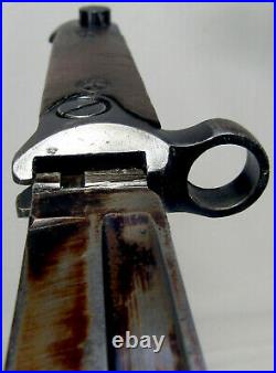 Rare WW2 Italian M1938 Carcano Folding Knife Bayonet Scabbard Pugnale Baionetta