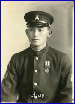 Rare WW2 Japanese Imperial Navy Petty Officer Visor Hat Named (Original) Named