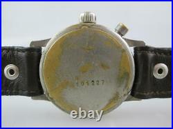 Rare WW2 Luftwaffe German Chronograph Pilot Watch by Hanhart Circa 1939/1940