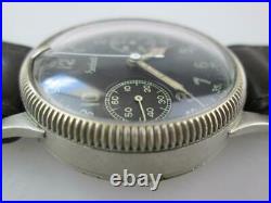 Rare WW2 Luftwaffe German Chronograph Pilot Watch by Hanhart Circa 1939/1940