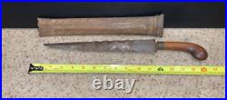 Rare WW2 WWII Victory Dagger Wooden Sheath WW2 Philippines Knife Scabbard Carved