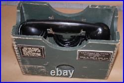 Rare WWII A. B. Portable Tel. System Type-MCT-1 Field Phone