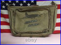 Rare WWII B-4 Officer's flight Bag military Suitcase 5th Duke ERDE the 1st