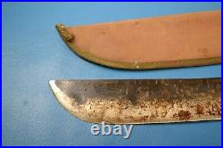 Rare WWII British Machete H. M. & Co. 1944 ^ Bolo Sword Knife + Canvas Sheath